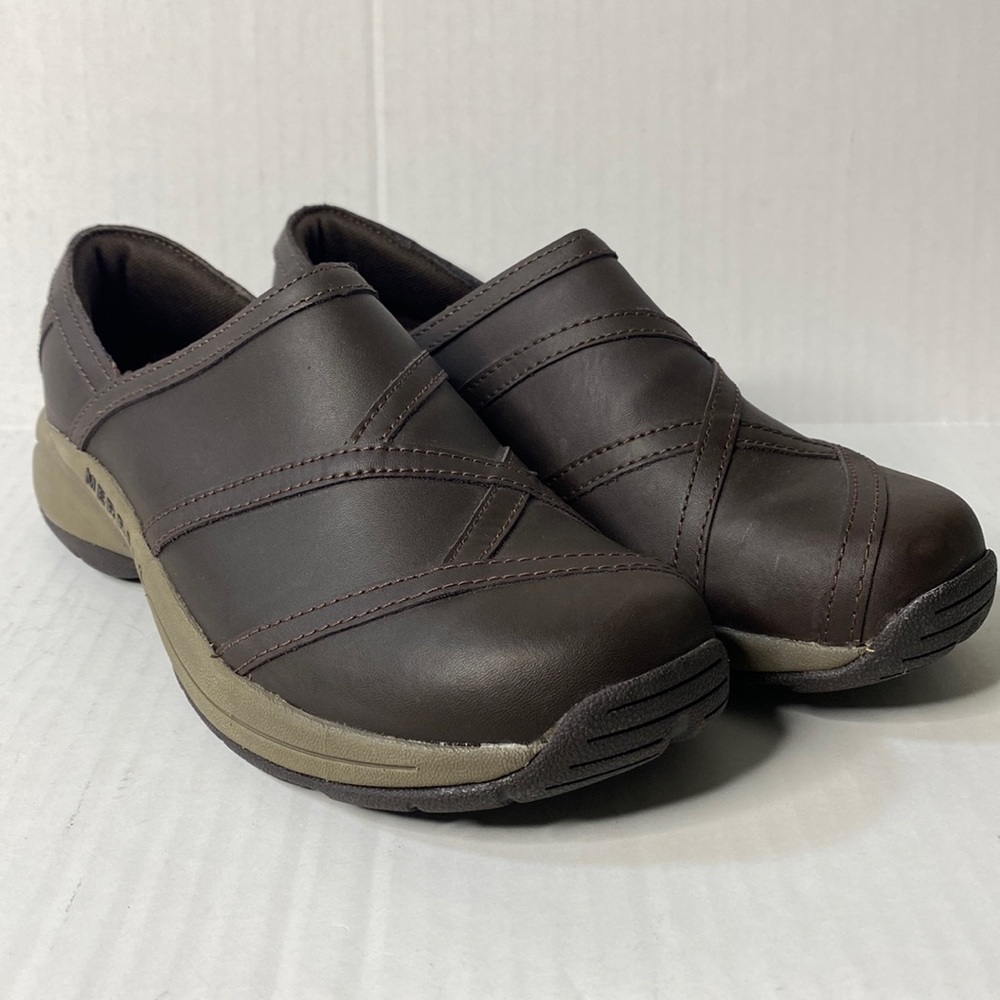 Merrell Espresso Jovilee Lattice Slide On Shoes, - Picture 1 of 8